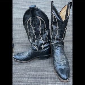 Black Western Cowboy Boots